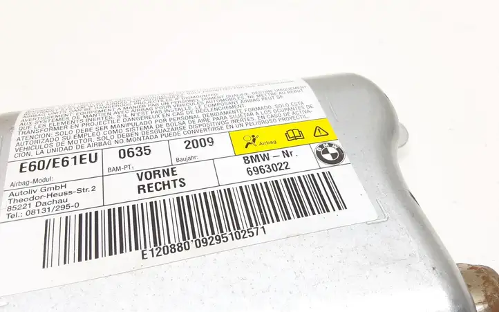 BMW 5 E60 E61 (2004 - 2010) 6963022 Подушка безопасности двери — фото 3