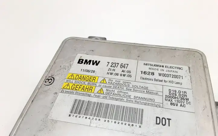 BMW 5 F10 F11 (2009 - 2016) 7237647 Блок розжига ксенона — фото 3