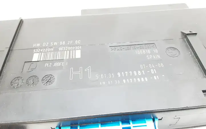 BMW 3 E90 E91 (2005 - 2012) 9177981 Модуль комфорта — фото 3