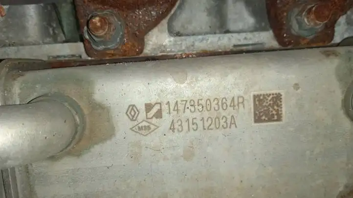Renault Kangoo II (2008 - 2014) 147350364R Охладитель клапана EGR — фото 2