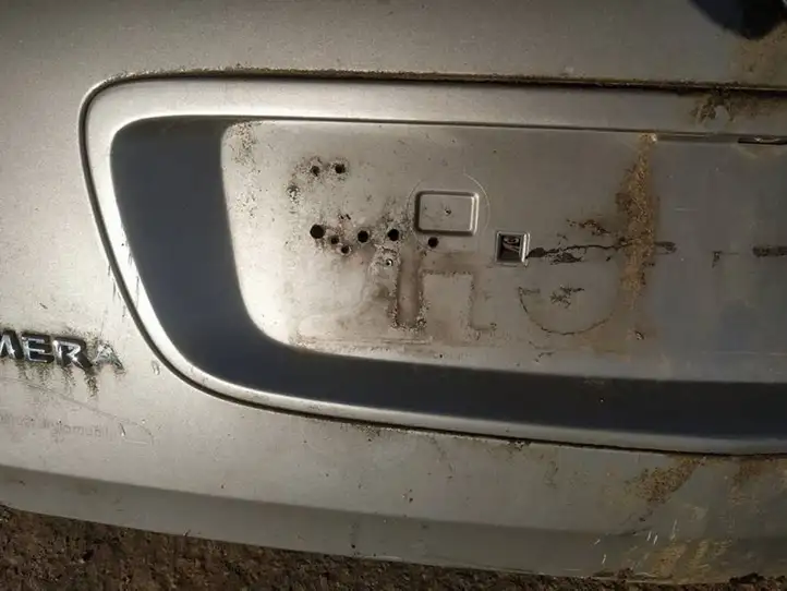 Nissan Primera (2001 - 2008) Подсветка номера — фото 2