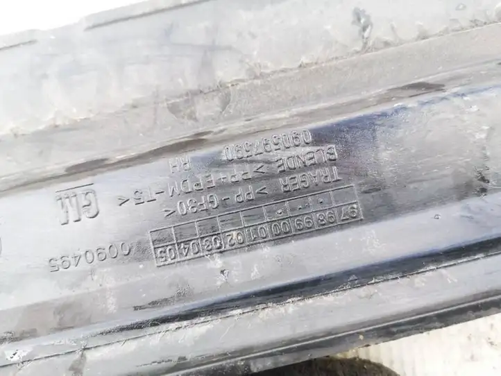 Opel Zafira A (1999 - 2003) 090597590 Молдинги задней двери — фото 3