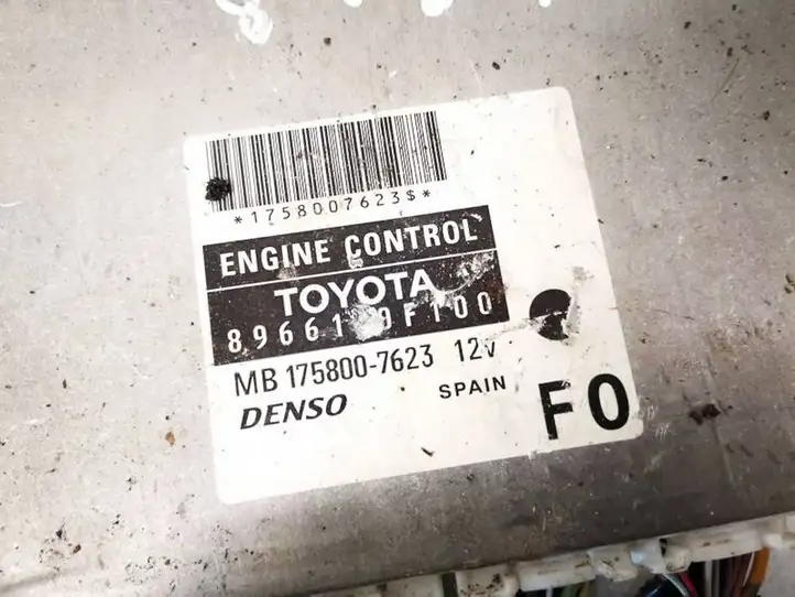 Toyota Corolla Verso AR10 (2004 - 2009) 896610f100 Блок управления двигателем (ЭБУ) — фото 2