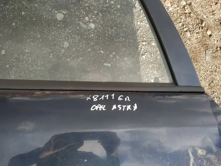 Opel Astra G (1998 - 2004) Накладка стекла задней двери — фото 3