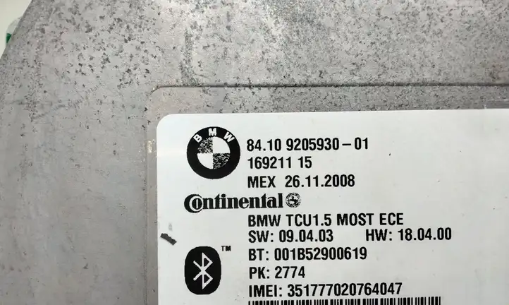 BMW 5 E60 E61 (2004 - 2010) 9205930 Bluetooth модуль — фото 3