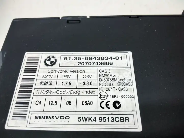 BMW 3 E90 E91 (2005 - 2012) 7806987 Комплект системы зажигания — фото 3