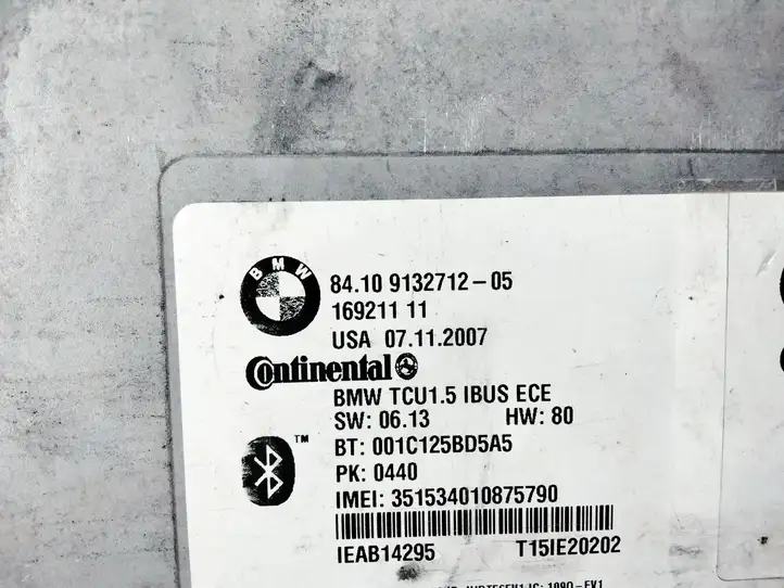 BMW X3 E83 (2003 - 2010) 9132712 Bluetooth модуль — фото 2