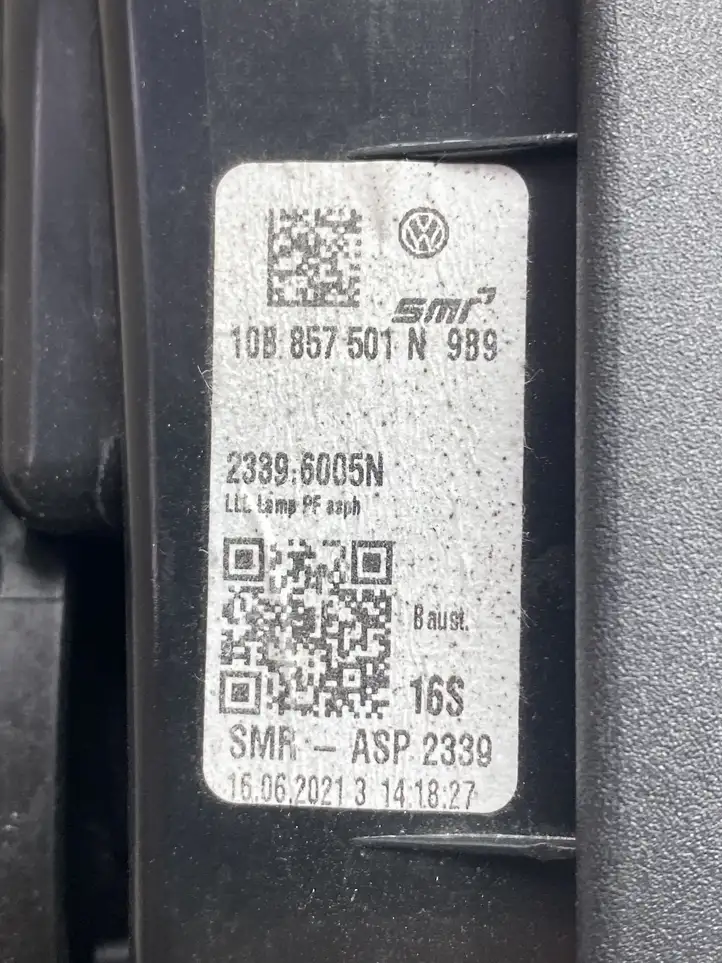 Volkswagen ID.3 (2019 - ) 10B857501N Боковое зеркало с электроприводом — фото 8