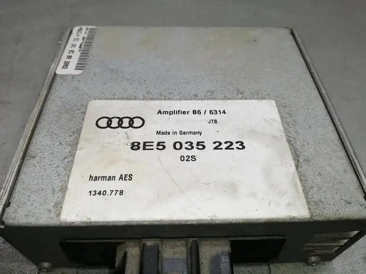 Audi A4 S4 B6 8E 8H (2000 - 2006) 8E5035223 Усилитель звука — фото 4