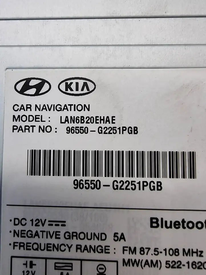 Hyundai Ioniq (2016 - ) 96550G2251PGB Магнитола / мультимедийная система — фото 6