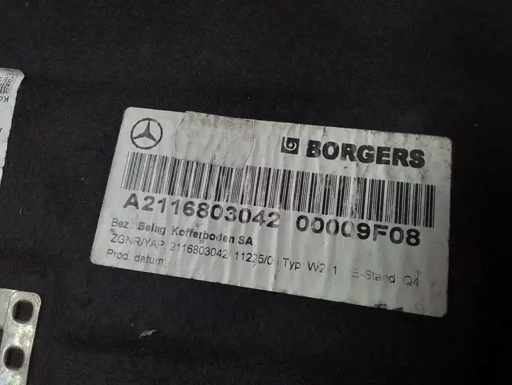 Mercedes-Benz E W211 (2002 - 2009) A2116803042 Коврик багажника — фото 4