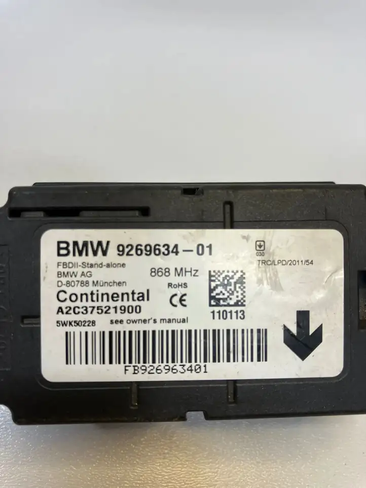 BMW 3 F30 F35 F31 (2012 - 2018) 9269634 Блок управления сигнализацией — фото 3