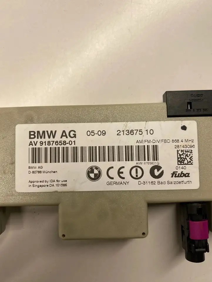BMW 3 E92 E93 (2005 - 2014) 9187658 Усилитель антенны — фото 3
