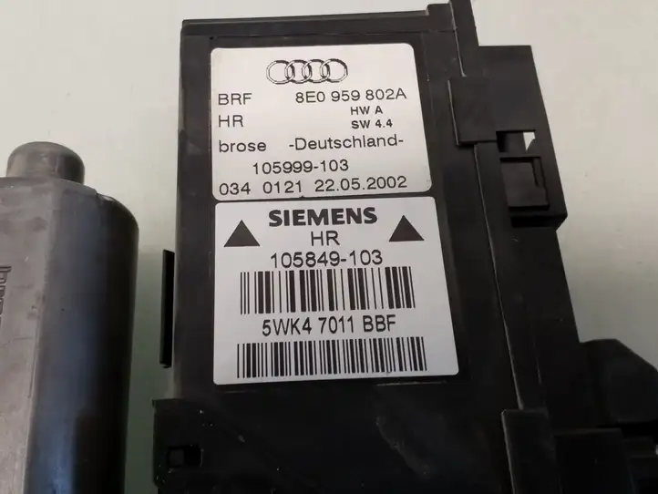 Audi A4 S4 B6 8E 8H (2000 - 2006) 130821766 Стеклоподъемник задней двери — фото 3
