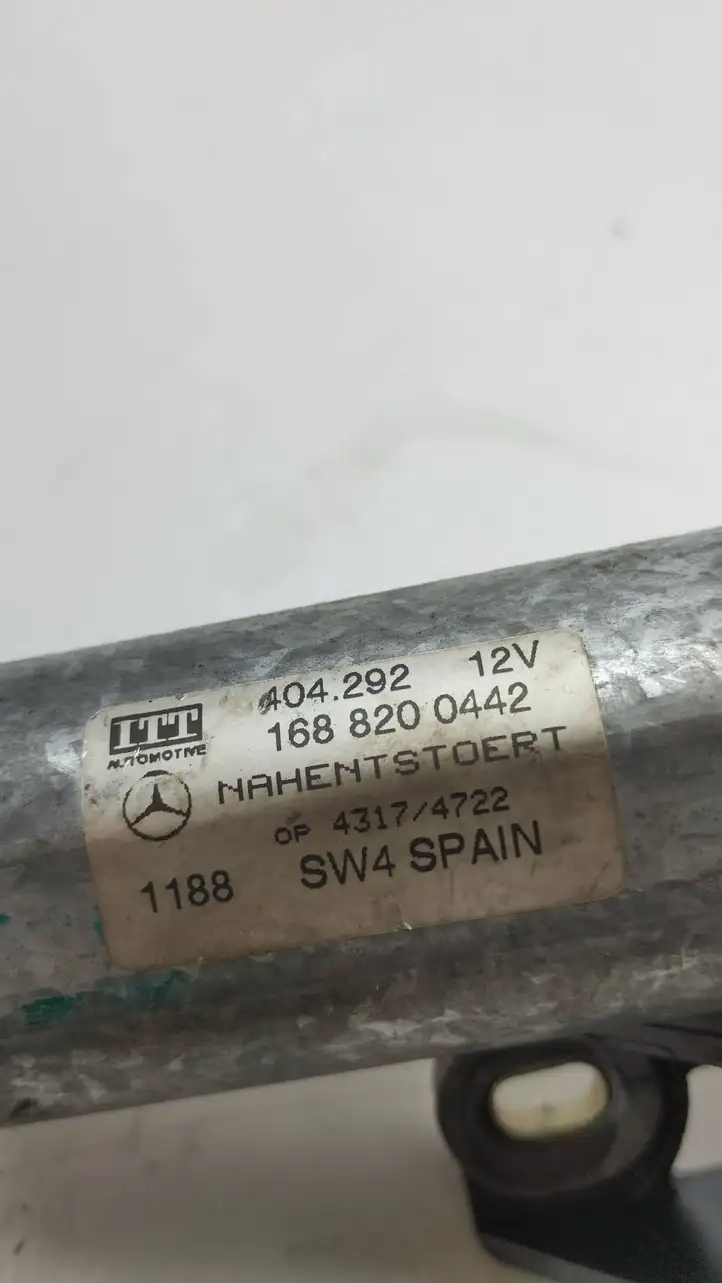 Mercedes-Benz A W169 (2004 - 2012) A1688200442 Двигатель стеклоочистителя заднего стекла — фото 2