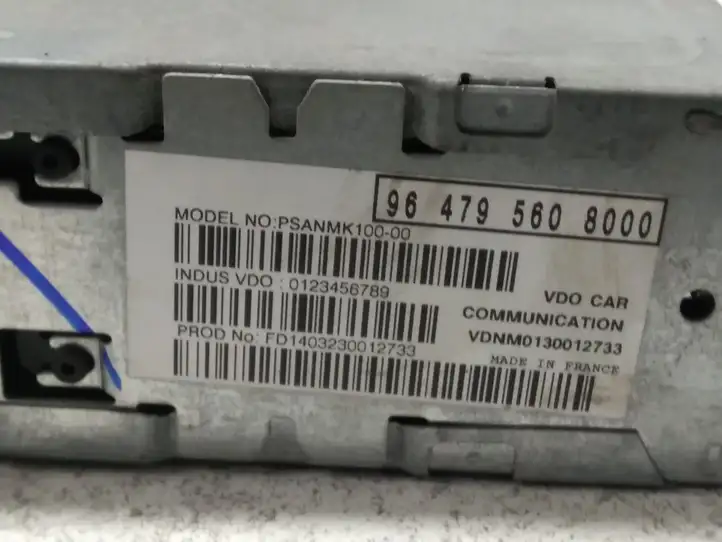 Peugeot 607 (2000 - 2004) 96479560800 Магнитола / мультимедийная система — фото 4