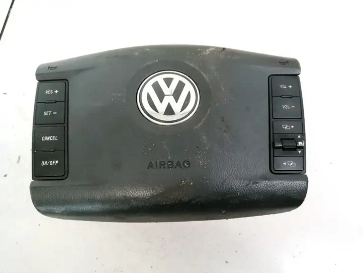 Volkswagen Touareg I (2002 - 2010) 7L6880201DA Подушка безопасности руля — фото 1