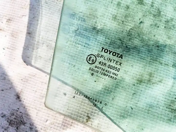 Toyota Avensis T250 (2006 - 2009) Стекло передней двери — фото 3