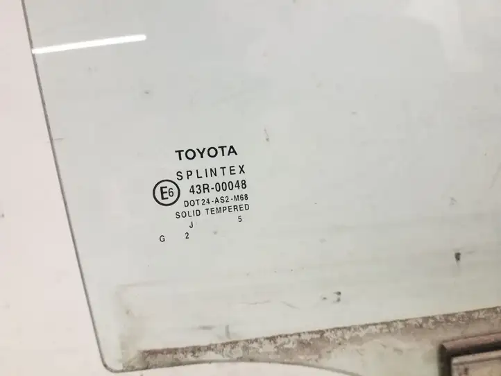 Toyota Avensis T250 (2003 - 2006) 43R00048 Стекло задней двери — фото 3