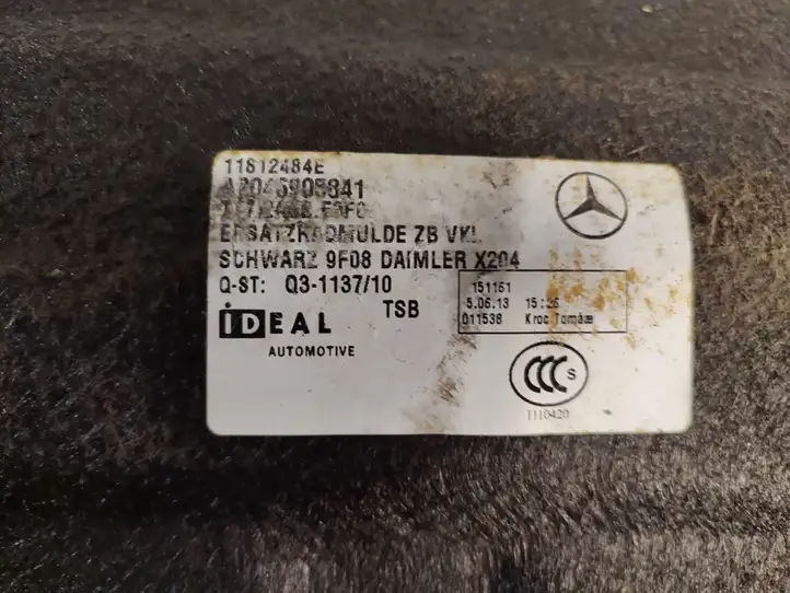 Mercedes-Benz GLK X204 (2008 - 2016) A2046905841 Коврик багажника — фото 4