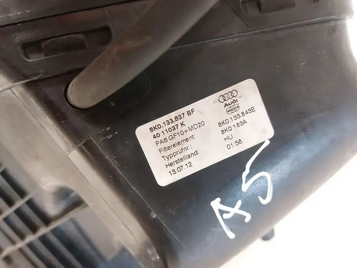Audi A5 8T 8F (2011 - 2016) 8K0133837BF Корпус воздушного фильтра — фото 7