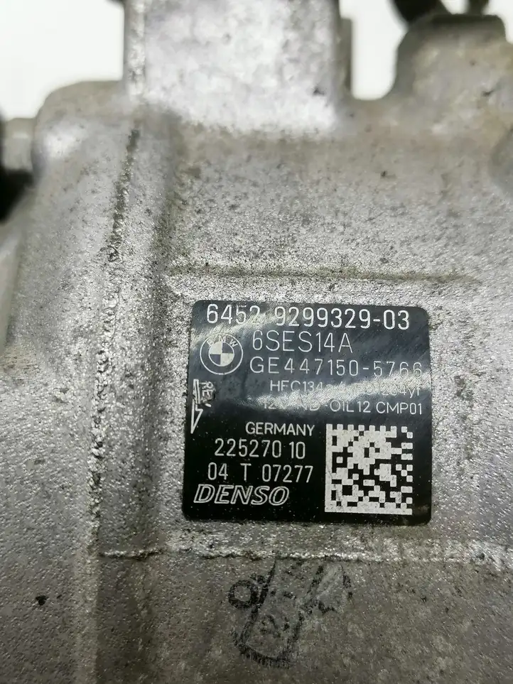 BMW 3 F30 F35 F31 (2012 - 2018) 9299329 Компрессор (насос) кондиционера воздуха — фото 9