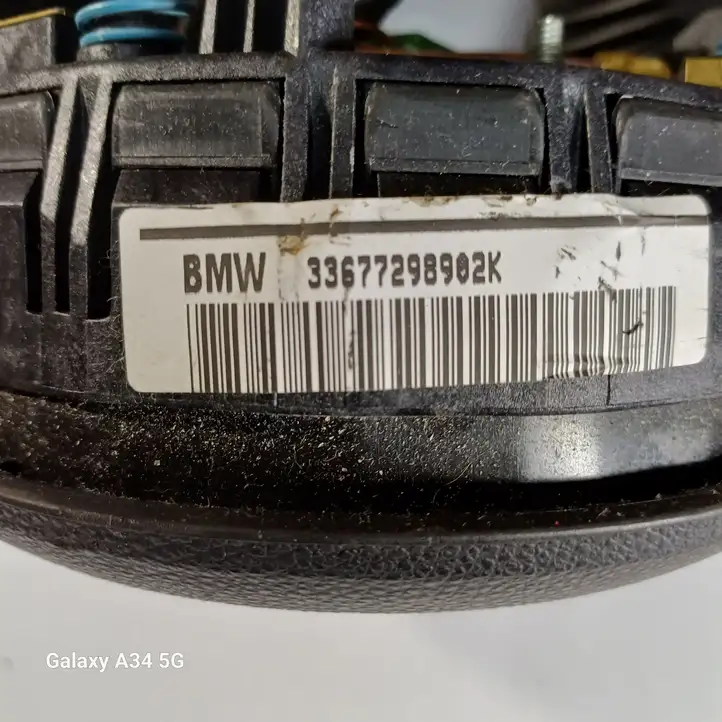 BMW 5 E60 E61 (2004 - 2010) 33677298902K Подушка безопасности руля — фото 3