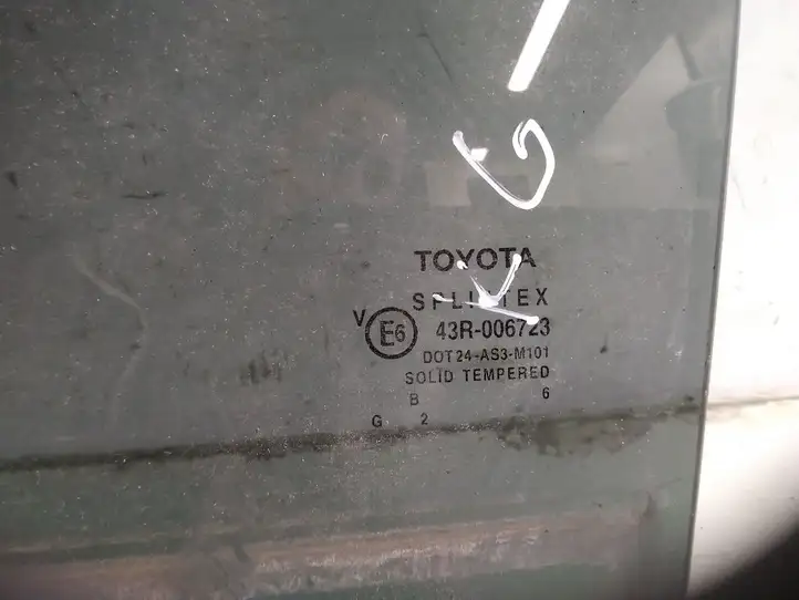 Toyota Avensis T250 (2006 - 2009) 43R006723 Стекло задней двери — фото 3