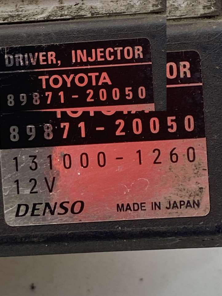 Toyota Corolla Verso AR10 (2004 - 2009)  8987120050 Блок управления топливных форсунок