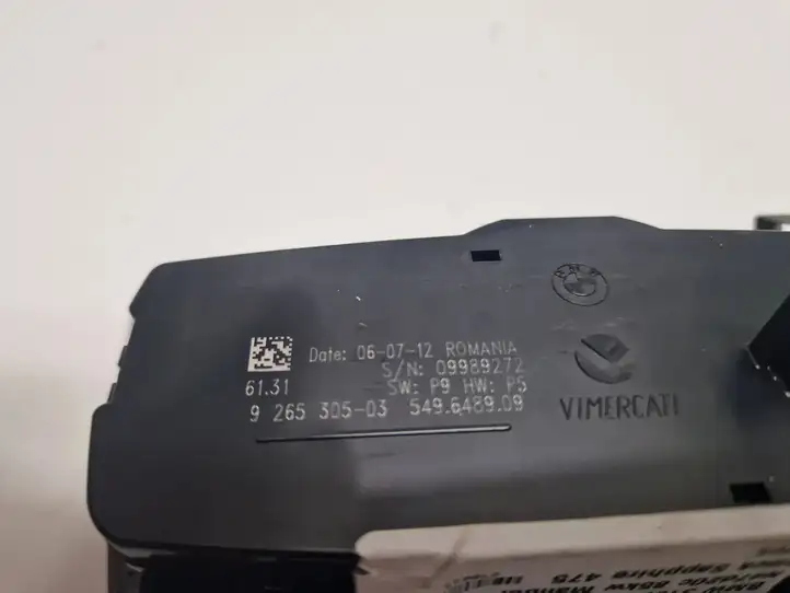 BMW 3 F30 F35 F31 (2012 - 2018) 9265305 Включатель фонарей — фото 5