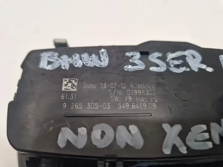 BMW 3 F30 F35 F31 (2012 - 2018) 9265305 Включатель фонарей — фото 6
