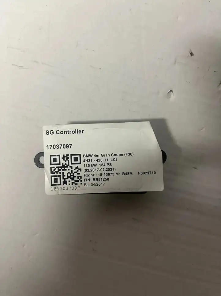 BMW 3 F30 F35 F31 (2012 - 2018) 9347469 Модуль комфорта — фото 2