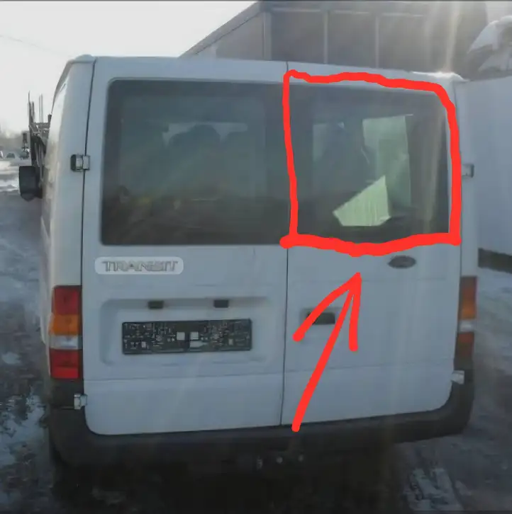 Ford Transit (2006 - 2013) 43R00097 Стекло двери багажника — фото 1
