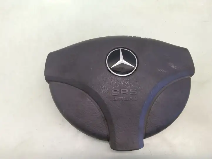 Mercedes-Benz A W168 (1997 - 2004) 16846000987D8800 Крышка airbag рулевого колеса — фото 1