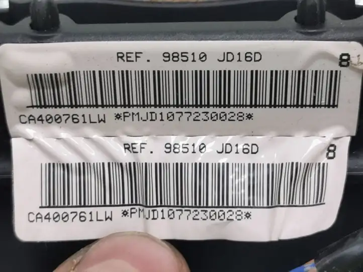 Nissan Qashqai (2006 - 2010) 98510JD16D Подушка безопасности руля — фото 2