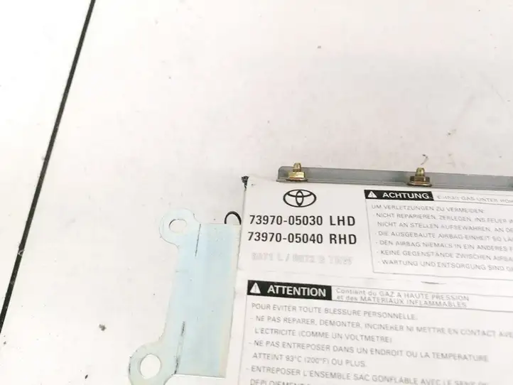 Toyota Avensis T220 (2000 - 2003) 7397005030 Подушка безопасности пассажира — фото 2