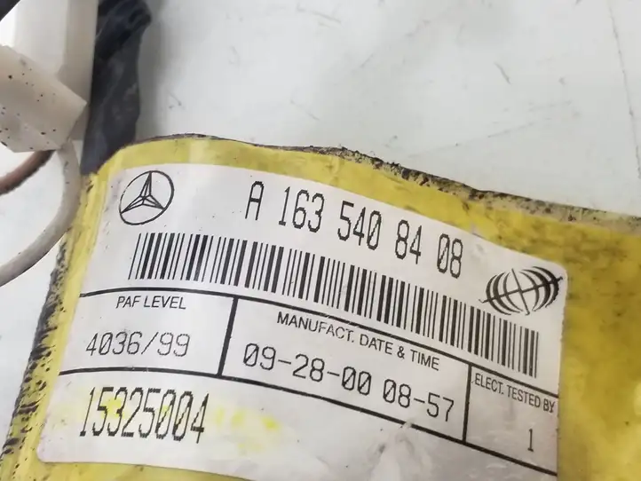 Mercedes-Benz ML W163 (1997 - 2005) A1635408408 Жгут проводов крышки багажника — фото 4