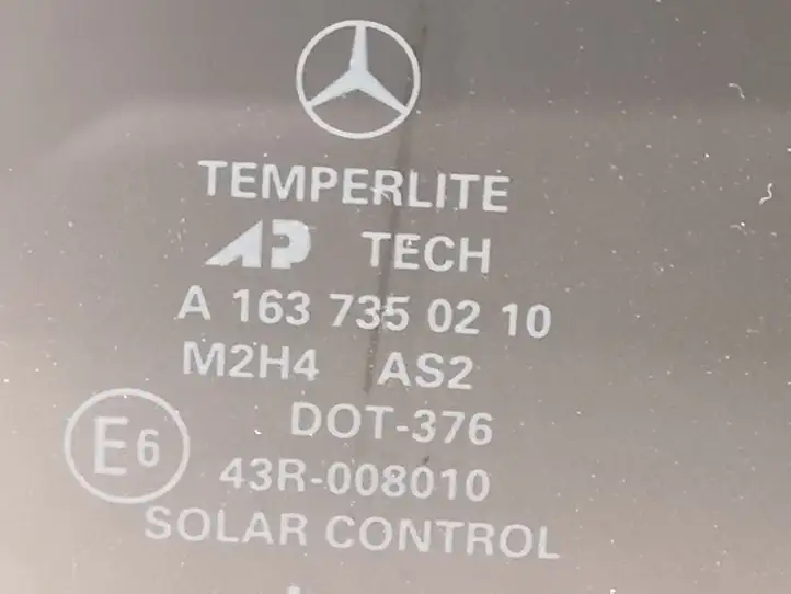 Mercedes-Benz ML W163 (1997 - 2005) A1637350210 Стекло задней двери — фото 2