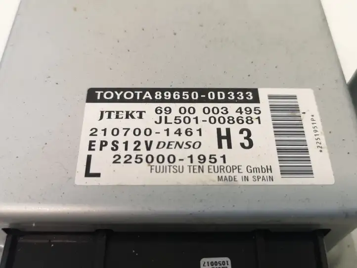Toyota Yaris (2014 - 2019) 896500D333 Блок управления усилителем руля — фото 2