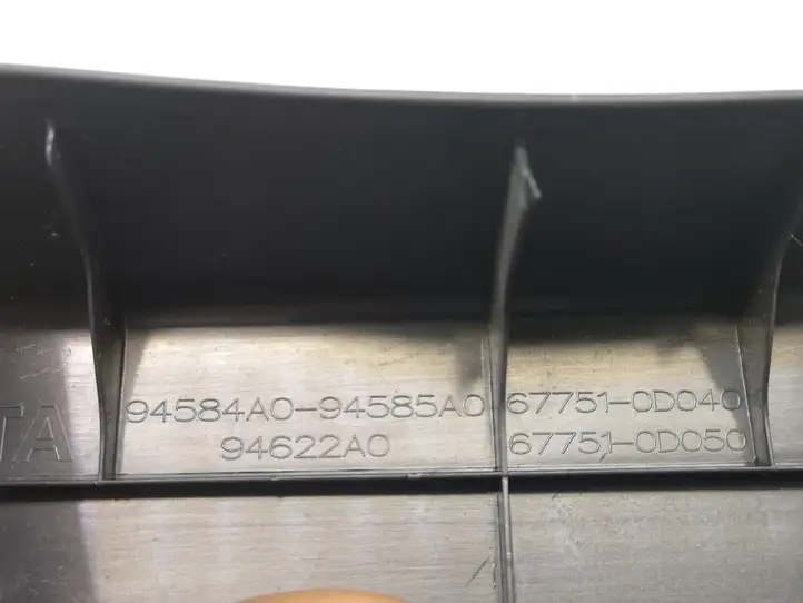 Toyota Yaris (2014 - 2019) 677510D040 Основной отделочный щит — фото 4
