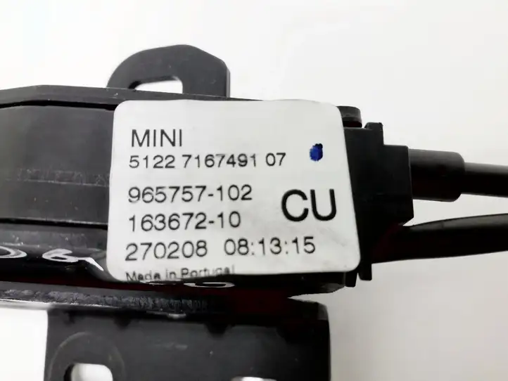 Mini One - Cooper Clubman R55 (2007 - 2014) 7167491 Замок крышки багажника — фото 4