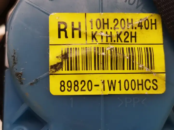 Kia Rio (2009 - 2011) 898201W100HCS Задний ремень безопасности — фото 2