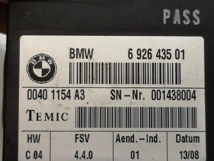 BMW 1 E81 E87 (2004 - 2011) 6926435 Блок управления сиденьем — фото 3
