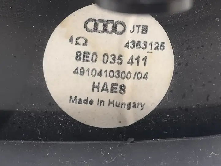 Audi A4 S4 B6 8E 8H (2000 - 2006) 8E0035411 Динамики передних дверей — фото 2