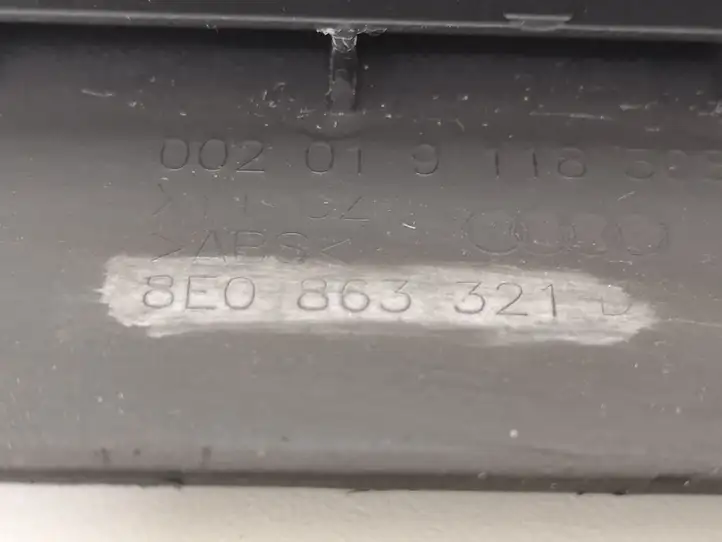 Audi A4 S4 B6 8E 8H (2000 - 2006) 8E0863321 Обшивка рулевой колонки — фото 4