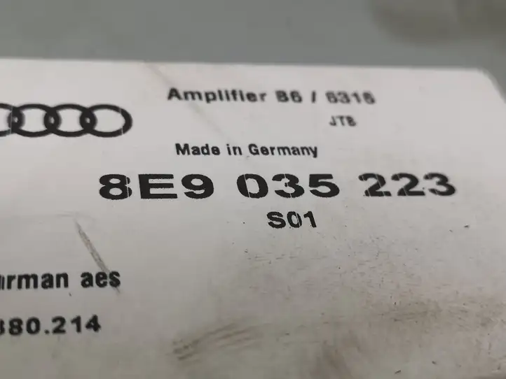 Audi A4 S4 B6 8E 8H (2000 - 2006) 8E9035223 Усилитель звука — фото 2