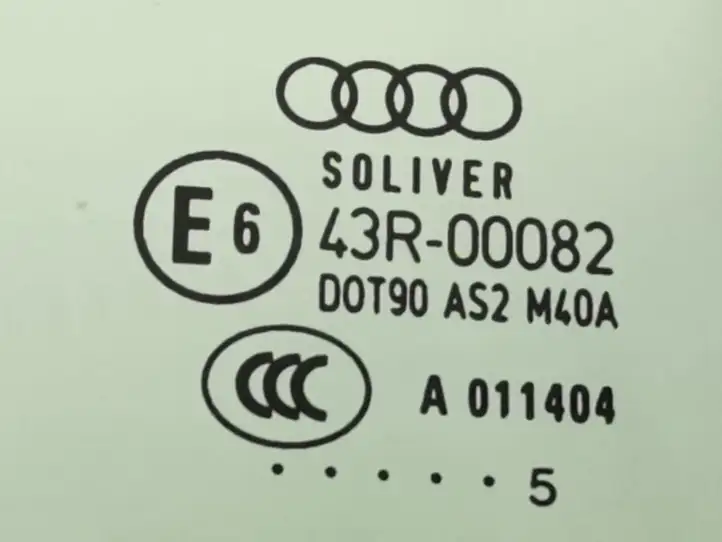 Audi A4 S4 B6 8E 8H (2000 - 2006) 8H0845299 Заднее боковое стекло — фото 4