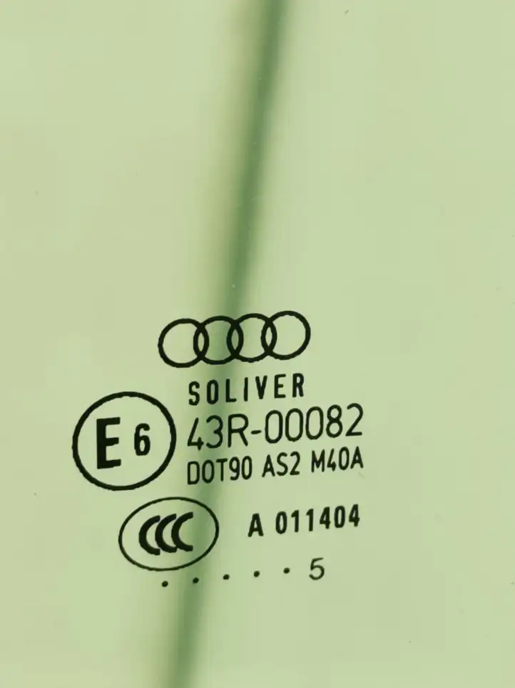 Audi A4 S4 B6 8E 8H (2000 - 2006) Стекло передней двери — фото 3