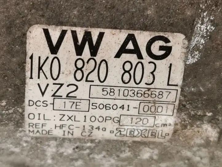 Volkswagen Golf V (2003 - 2009) 1K0820803L Компрессор (насос) кондиционера воздуха — фото 5