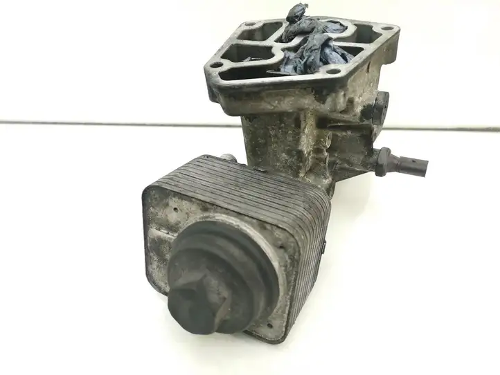 Audi A4 S4 B7 8E 8H (2004 - 2009) 038115389C Кронштейн масляного фильтра — фото 2